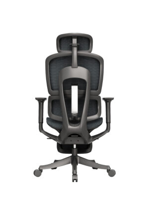 A98 Mica black frame full mesh chair Bifma text