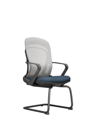 C100 Omega black frame  vistor chair meeting chair