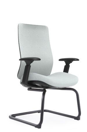 D116 black frame foam seat ergonomic mesh chair