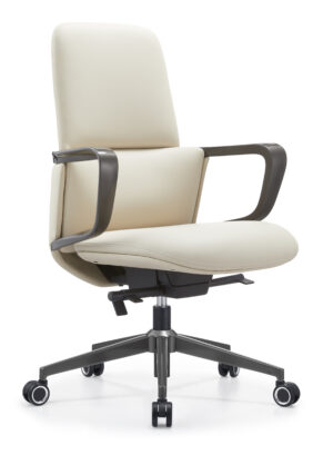 B118 Mid back leather chair PU chair executive smart design