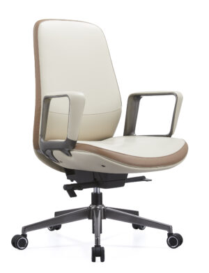 B115 mid back leather chair PU chair executive smart design
